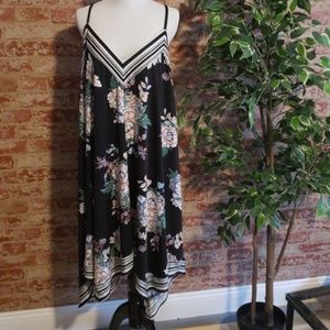 Handkerchief Style Foral Dress